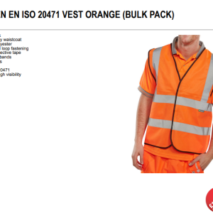 PPE HI-VIS vest (bulk Pack)